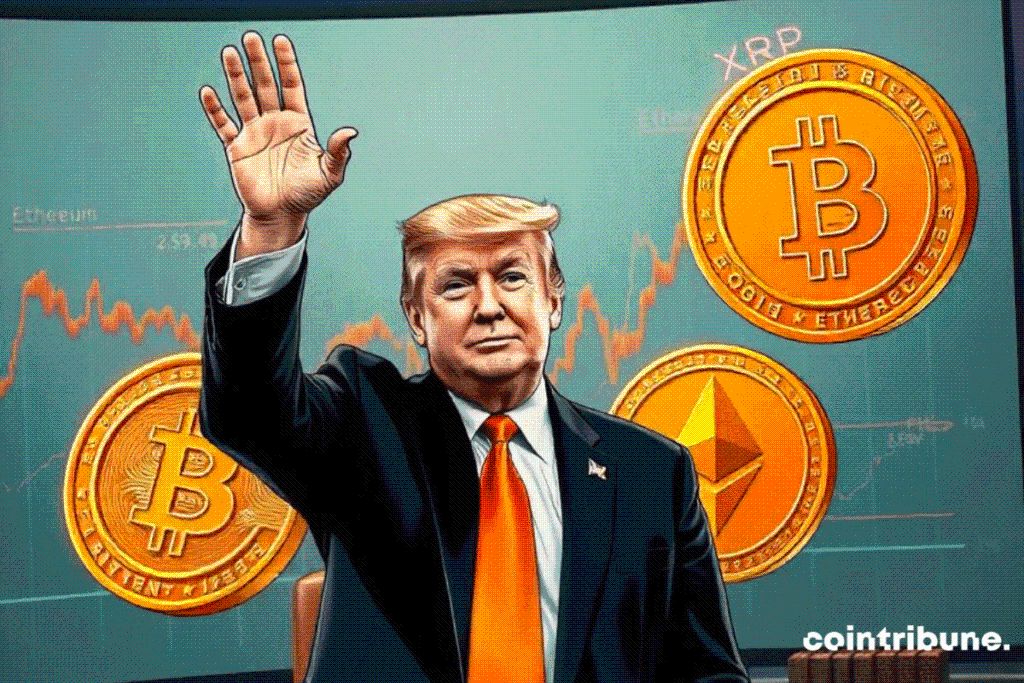 Volatilité inédite : Bitcoin, Ethereum et Ripple sous tension avec l’entrée en scène de Trump image 1