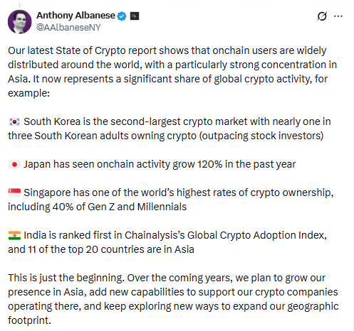 A16z Crypto nhắm đến châu Á với văn phòng crypto mới tại Seoul