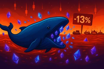 Cá voi tận dụng giá ETH giảm 13% để gom thêm 1,6 tỷ USD