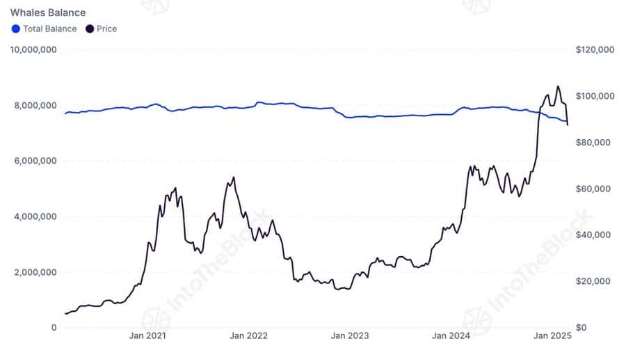 Lượng Bitcoin do cá voi nắm giữ giảm xuống mức thấp nhất trong 6 năm: Điều này có ý nghĩa gì đối với giá image 0