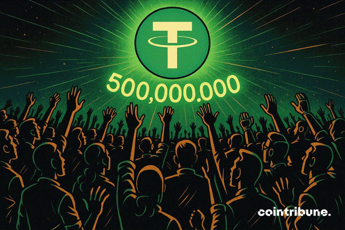 Tether dépasse les 500 millions d’utilisateurs dans le monde