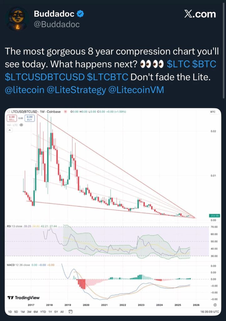Un grupo podría ayudar a que el precio del Litecoin suba a 145 $, pero hay un truco image 3