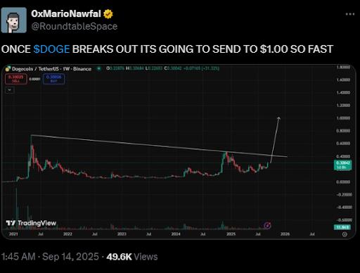 ¿Está el precio de Dogecoin al borde de un ciclo alcista? Todo lo que necesitas saber image 0