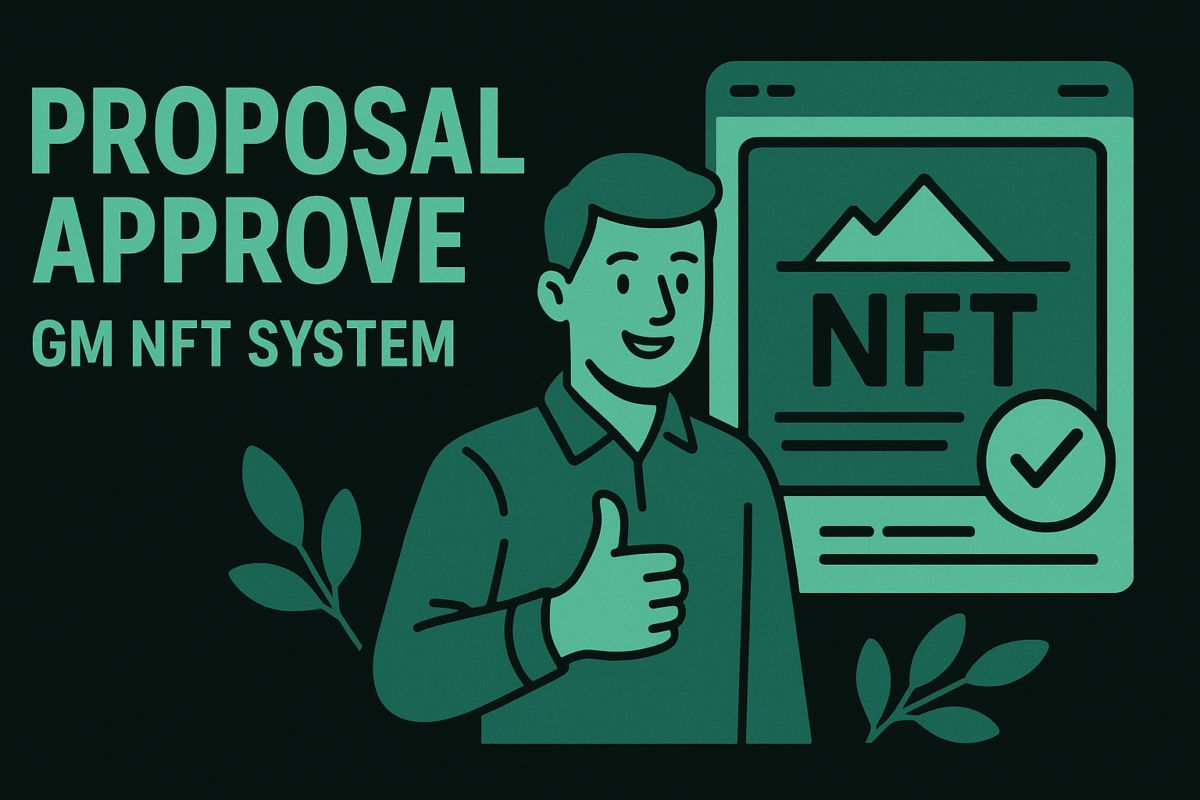 VeChain News: Community Approves VeBetter Proposal to Restore GM NFT System