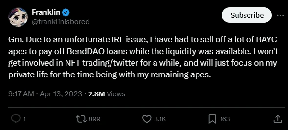The rise and fall of NFT whale trading: from making more than $15 million in profits to losing everything image 12