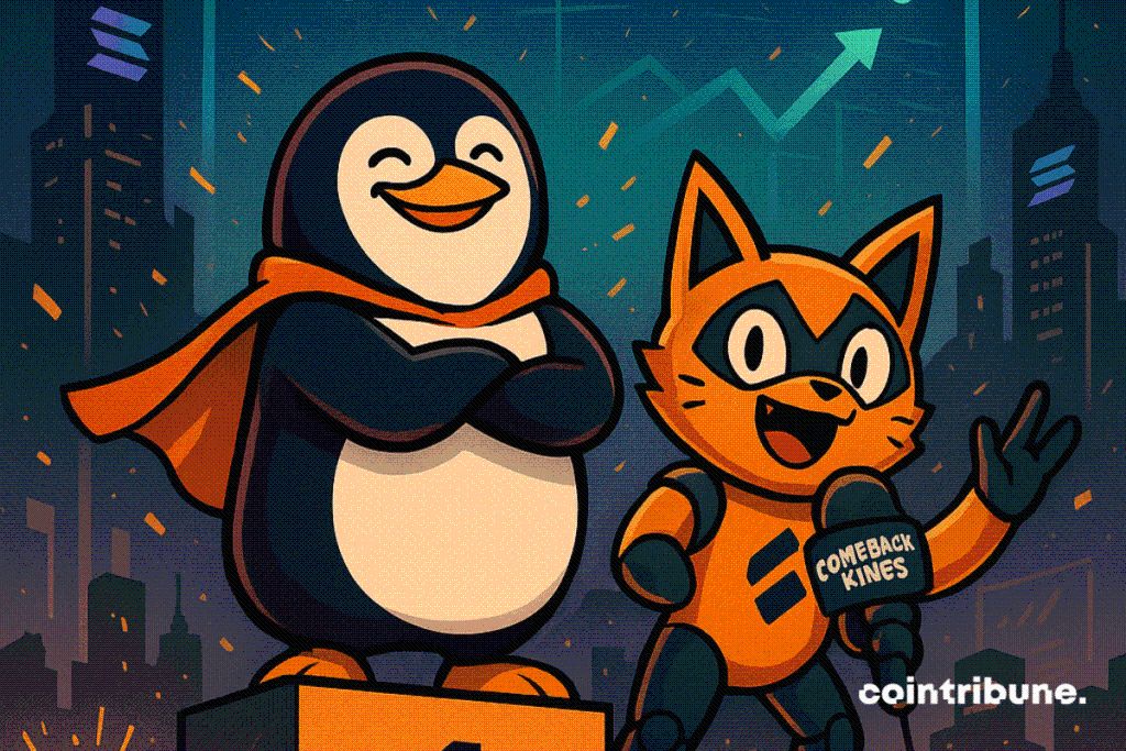 Solana : Les memecoins PENGU et SPX montrent des signes de reprise image 1