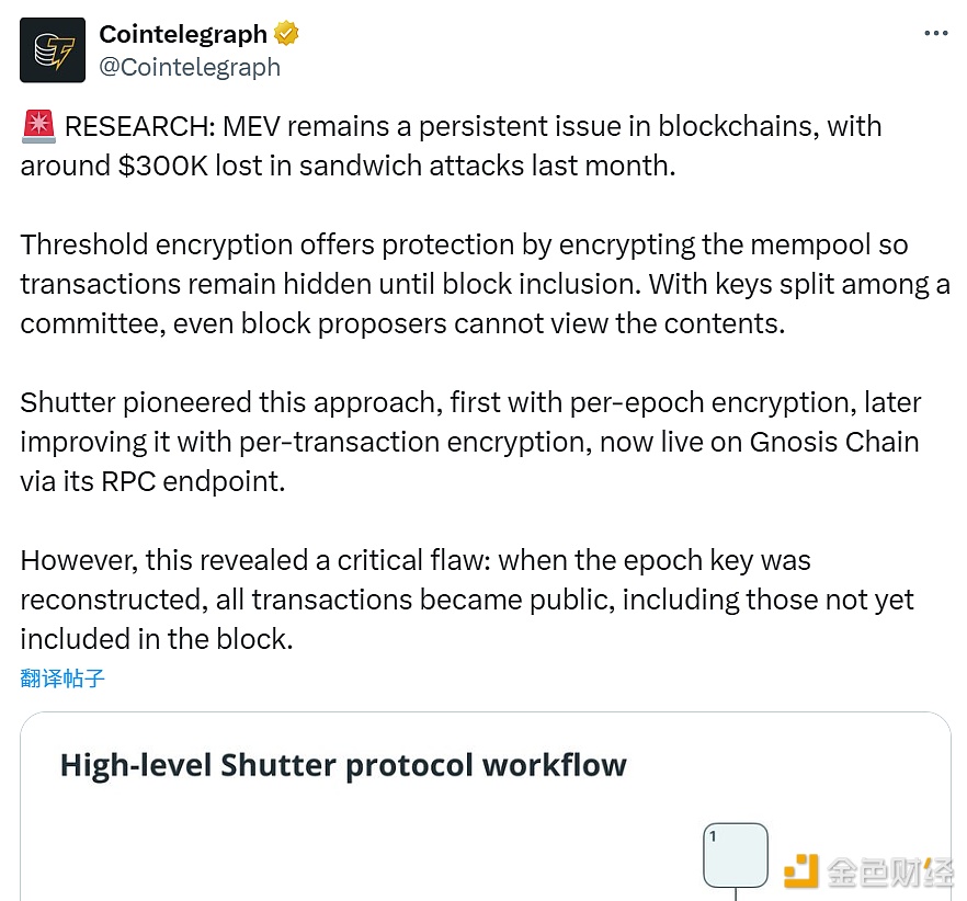 Shutter déploie une technologie de cryptage pour résoudre le problème du MEV, désormais disponible sur Gnosis Chain