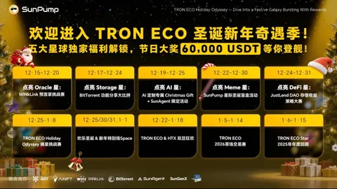 Giải thưởng lên tới 60.000 USDT, sự kiện khám phá hệ sinh thái thường niên “TRON ECO Holiday Odyssey” sắp được khởi động