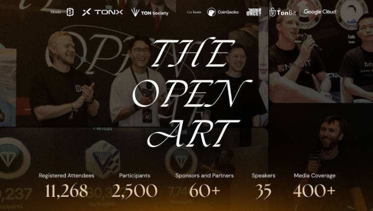 Blum、TONX、TON Society主办「The Open Art」吸引破万人参与，成Token2049周最大盛事 image 0
