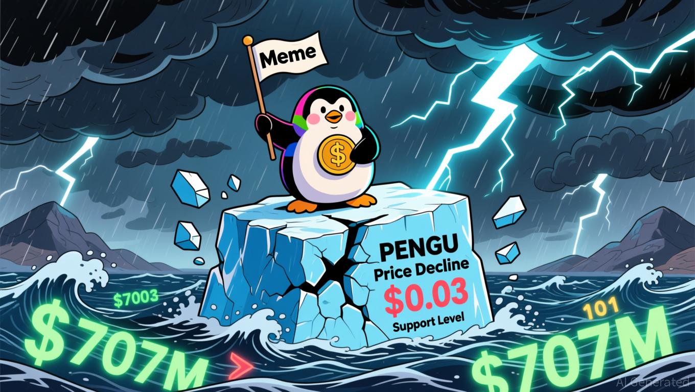 Bitcoin Updates: PENGU Holds at $0.03—Liquidity Struggles to Prevent a Downturn