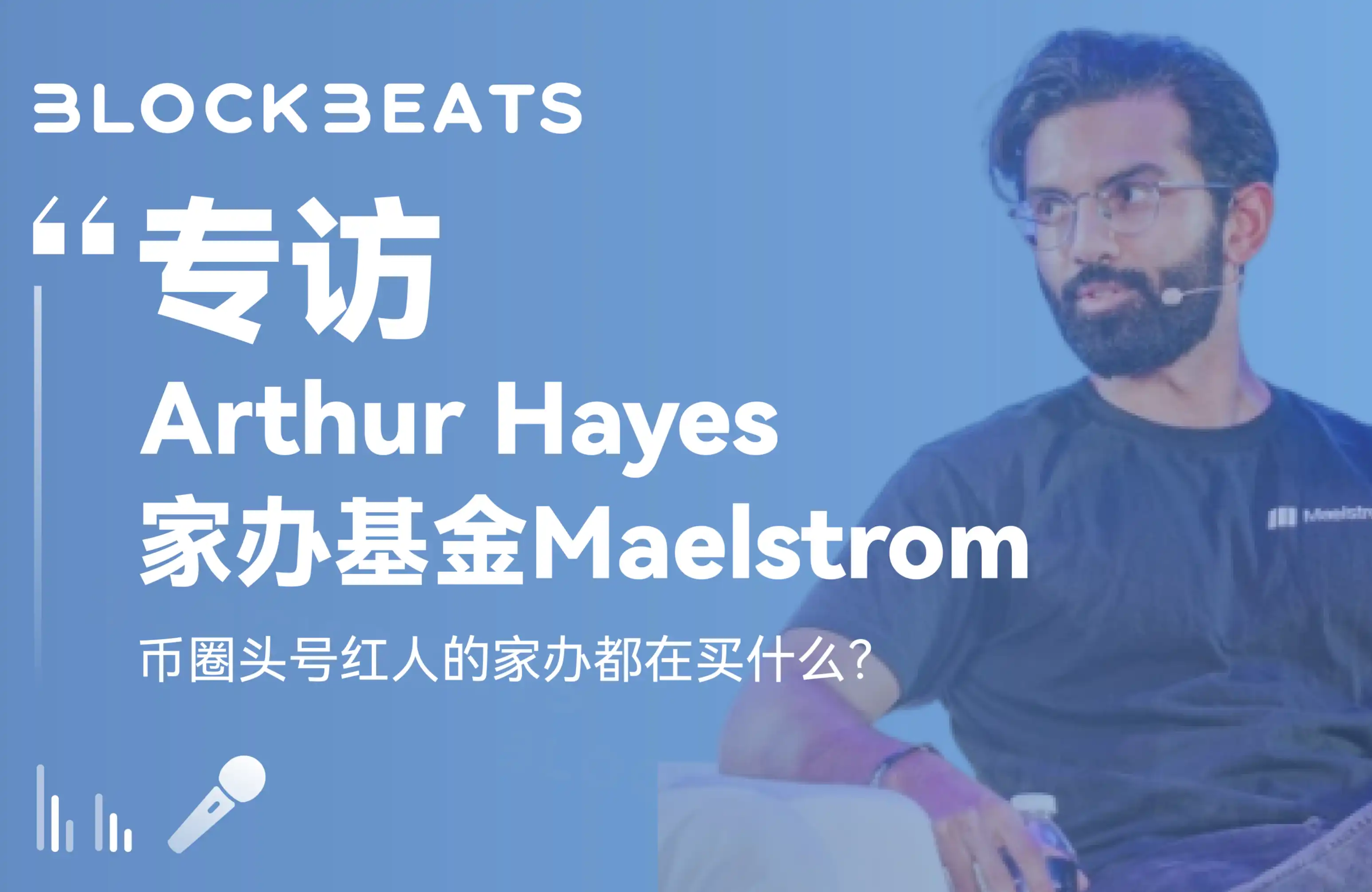 专访Arthur Hayes家办基金Maelstrom:币圈头号红人的家办都在买什么?