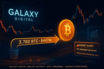 Galaxy Digital chuyển 447 triệu USD BTC lên sàn