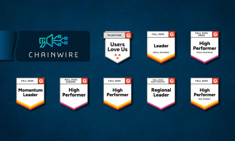 Chainwire Earns Eight Badges in G2’s Fall 2025 Grid® Reports for Press Release Distribution image 0