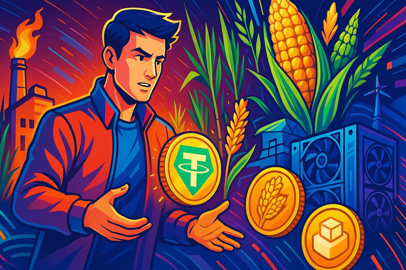 Tether achète une ferme en Amérique du Sud… pour cultiver des stablecoins ?