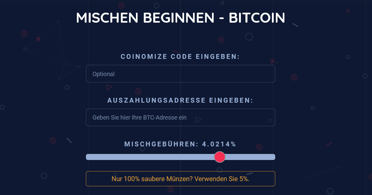 Coinomize.biz: Der führende Bitcoin Mixer und seine Funktionen image 6