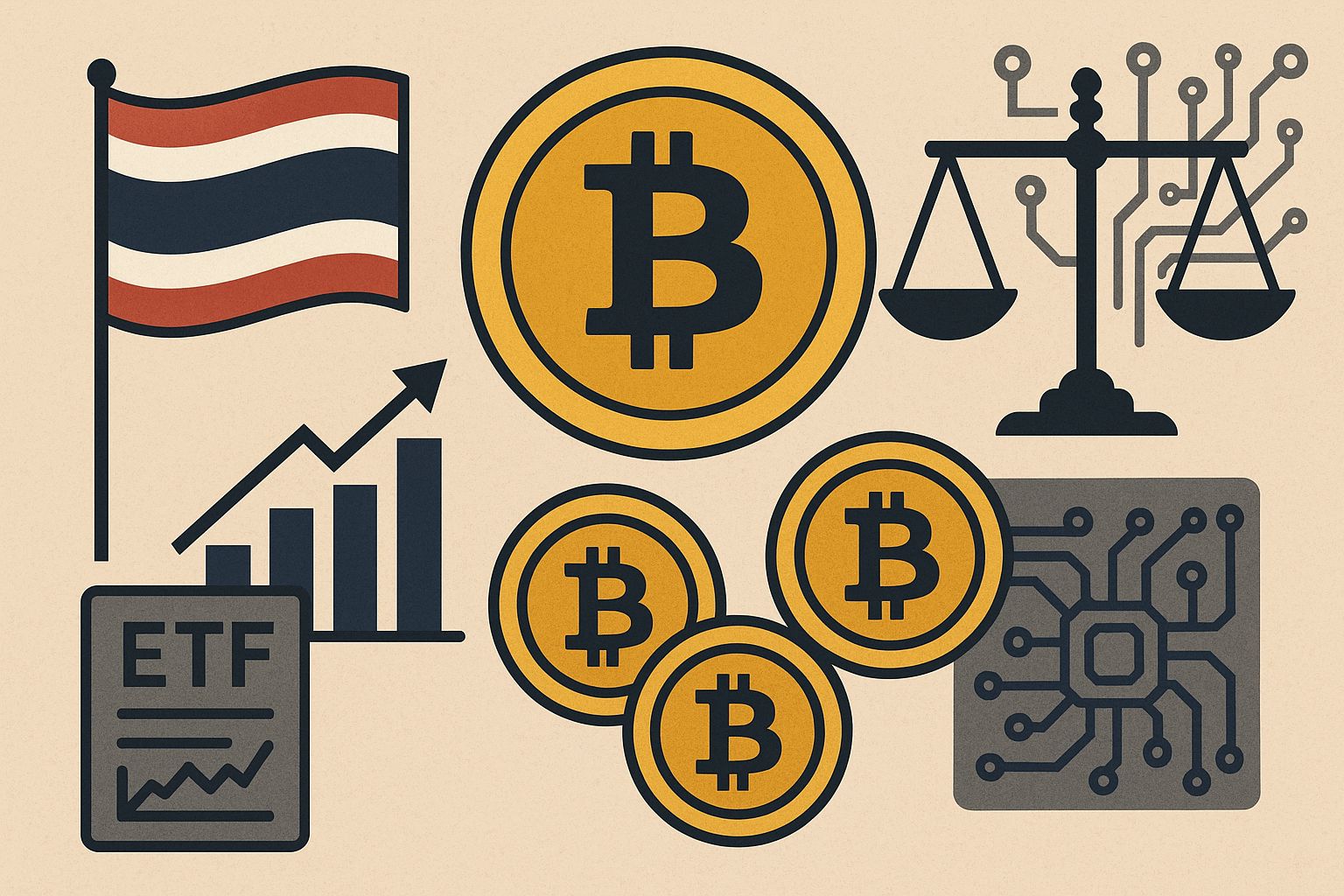 タイはより広範な仮想通貨ETFを計画、規制当局はより強力な権限を求める