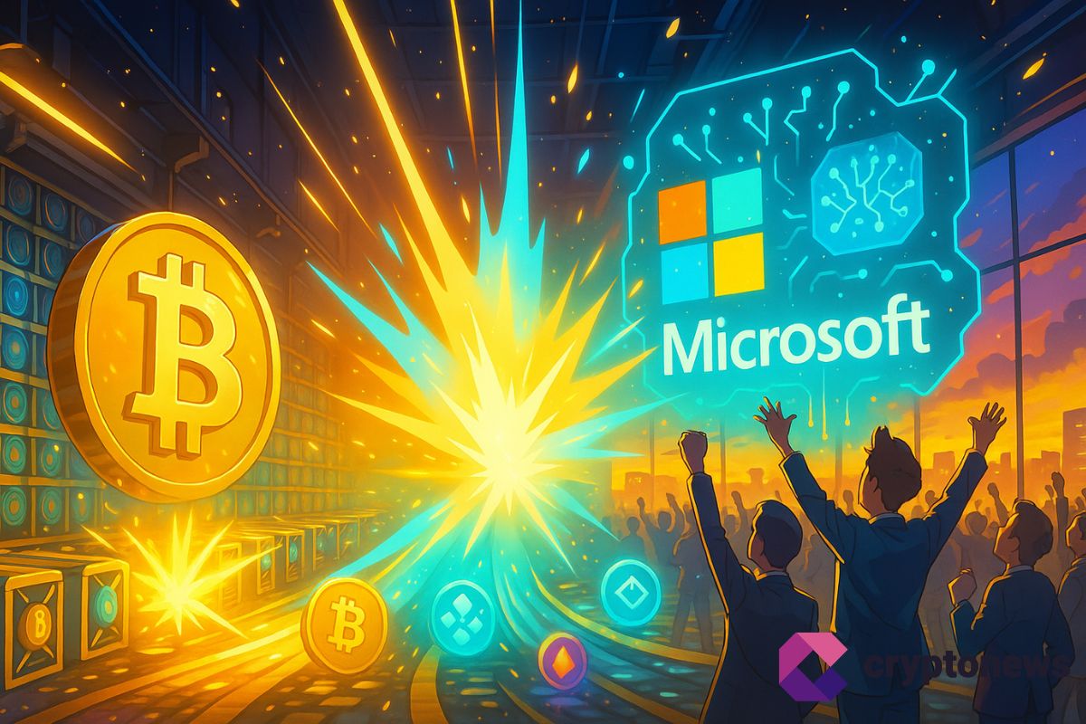 Explosion des mineurs BTC : l’énorme pari IA de Microsoft déclenche une ruée haussière image 0