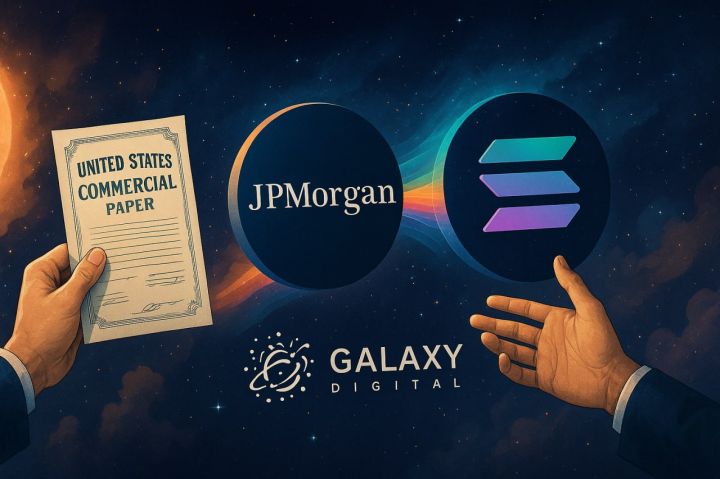 JPMorgan đưa thương phiếu Mỹ lên Solana trong thương vụ on-chain lịch sử của Galaxy