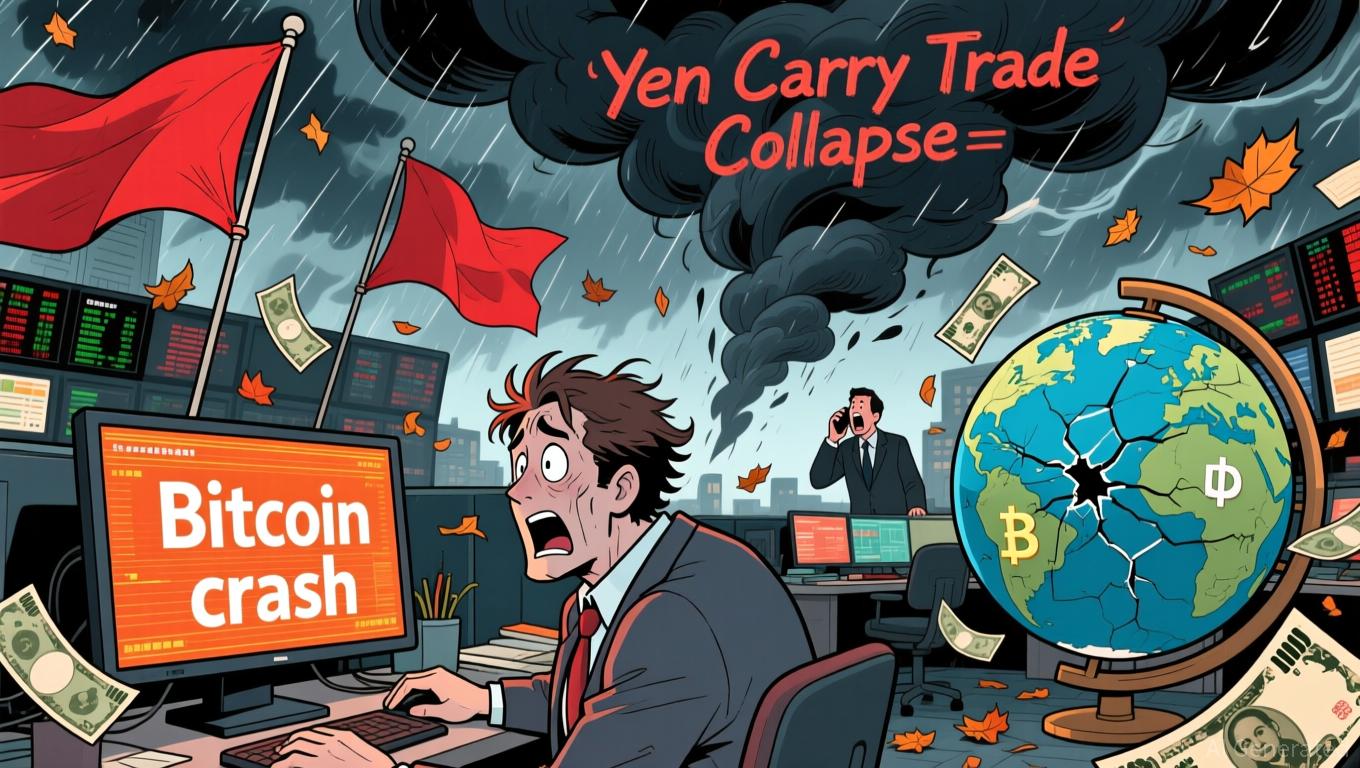 Bitcoin News Update: Japan's Bond Turmoil Triggers Worldwide Crypto Sell-Off Amid Yen Carry Trade Reversal