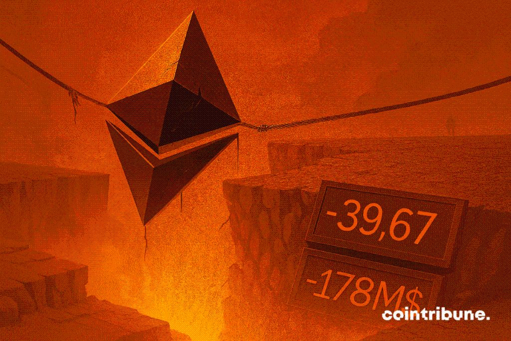 突發新聞加密貨幣 - Ethereum短暫跌破4,000美元 image 1