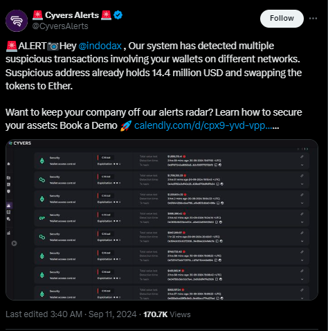Indodax Faces $20 Million Loss from Major Exploit image 0