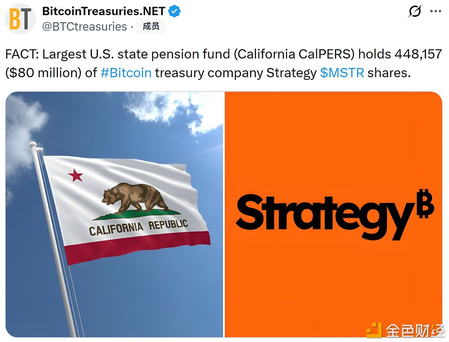 Ang California Public Employees' Retirement Fund ay may hawak na Strategy stocks na nagkakahalaga ng humigit-kumulang $80 million.