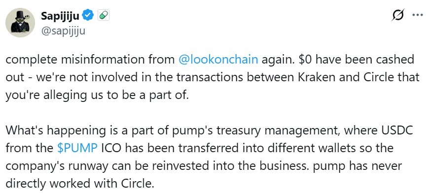 Crypto : Pump.fun accusé de cash-out massif… et sa réponse trouble encore plus ! image 0