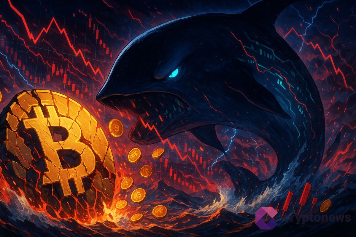 Bitcoin chute : une baleine de l’époque Satoshi déplace 80 000 BTC