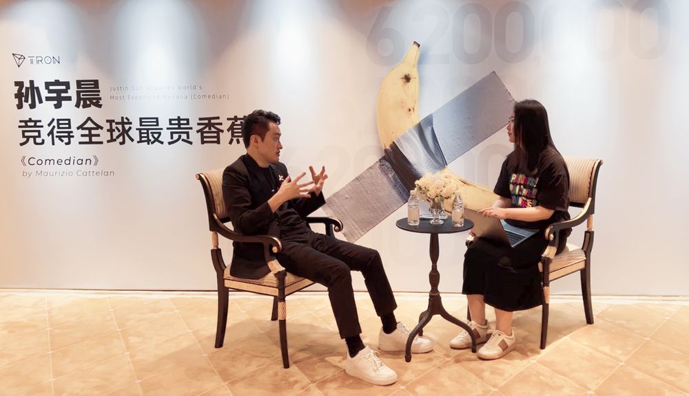 买下最贵香蕉引发全球关注度后,我们和孙宇晨聊了聊 image 0