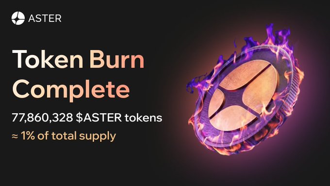 Aster DEX Burns $80M in $ASTER & Reveals 2026 Roadmap: L1 Chain, Staking, Smart Money Incoming image 2