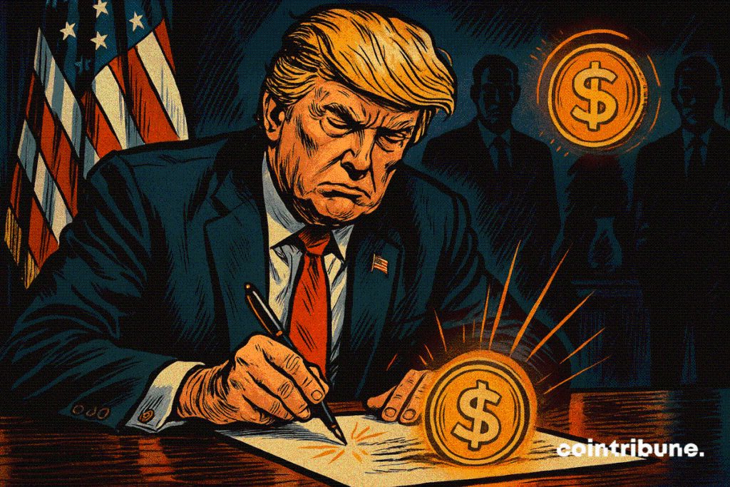C’est fait : Trump appose sa signature sur la toute première loi US sur les stablecoins image 1
