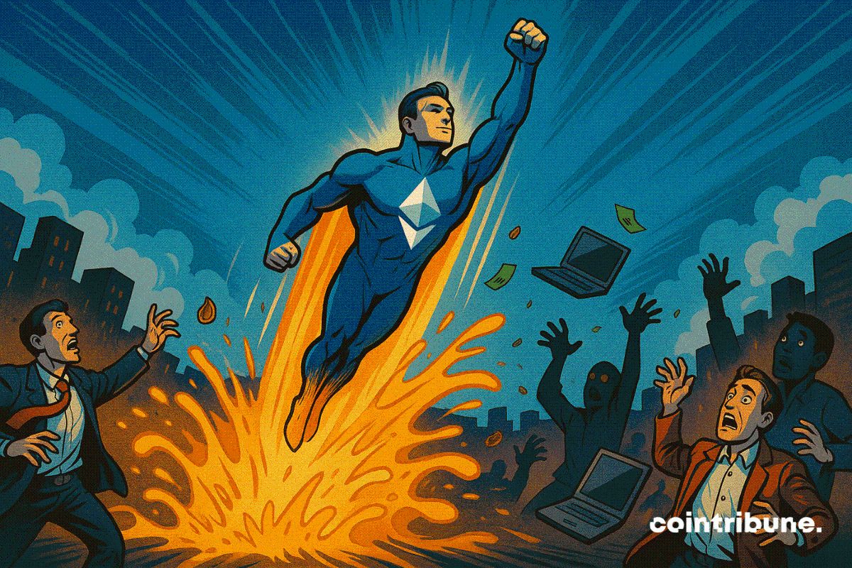Crypto : Ethereum bondit et déclenche une vague de liquidations massives