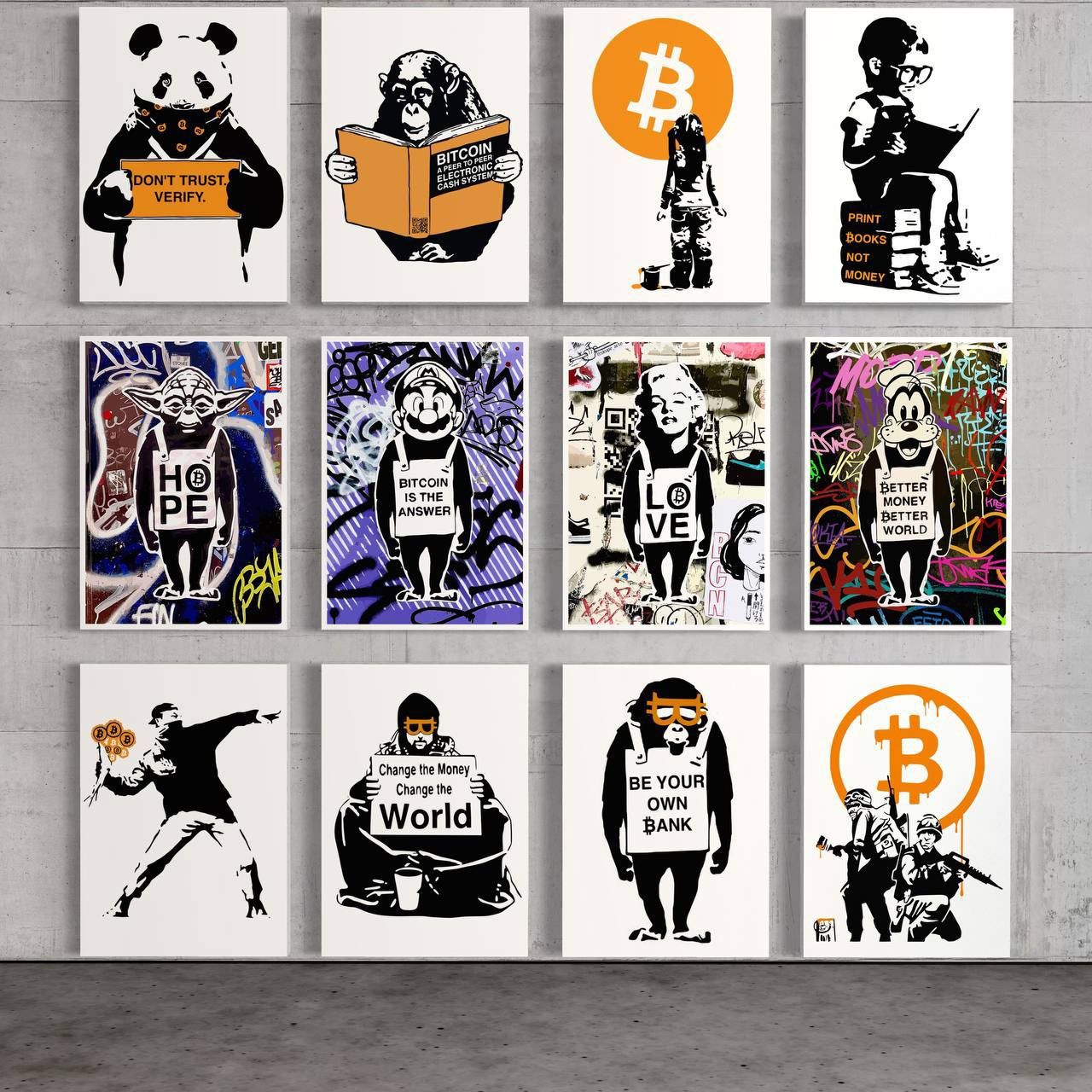 Les artistes de Street Art Bitcoin sur les murs du monde image 5