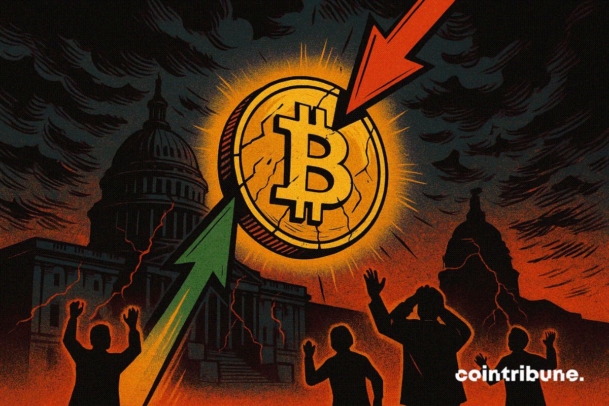 Hausse ou chute ? Le shutdown plonge le BTC dans l’incertitude