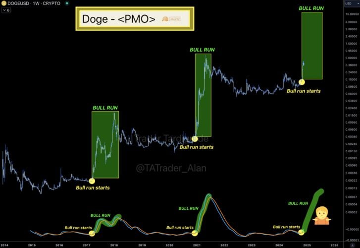 Dogecoin Surpasses Bitcoin, Data Reveals Start of DOGE Bull Run