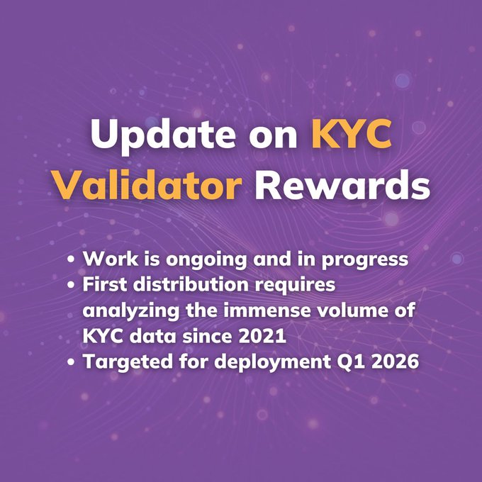 Pi Network Provides Key Update on KYC Validator Rewards Distribution image 0