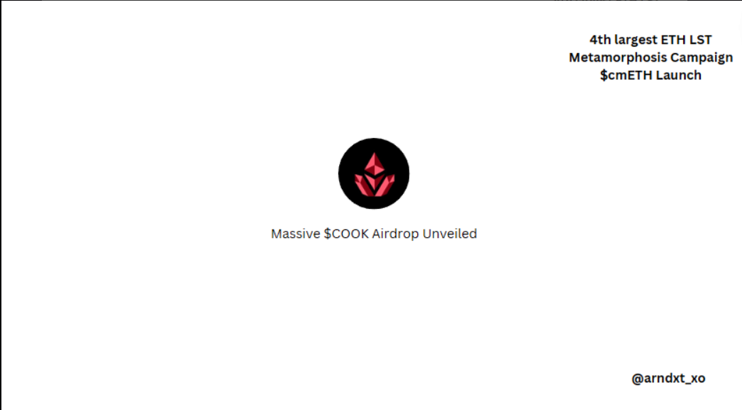 $mETH Protocol最新动态:赚取$COOK和高额年化收益 image 0