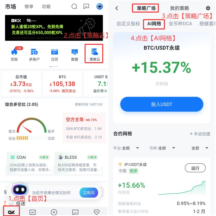 策略云:如何快速创建合约网格 image 0