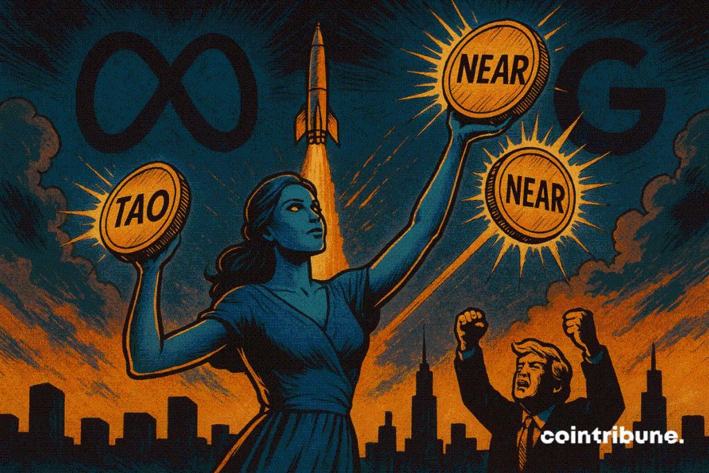 Crypto IA : TAO, NEAR et ICP s’envolent, dopés par les ambitions de Google, Meta et Trump image 1
