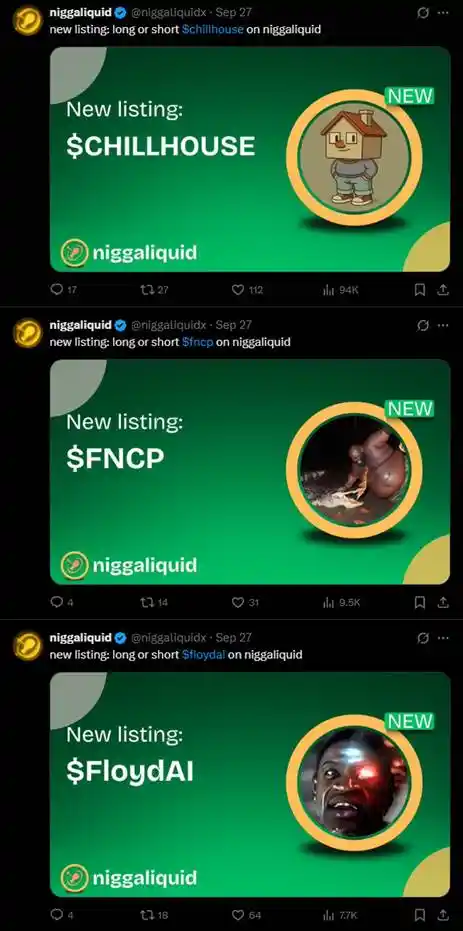 抽象 Perp Dex 项目 NiggaLiquid 在 Solana 上创造两天十倍增长奇迹 image 3