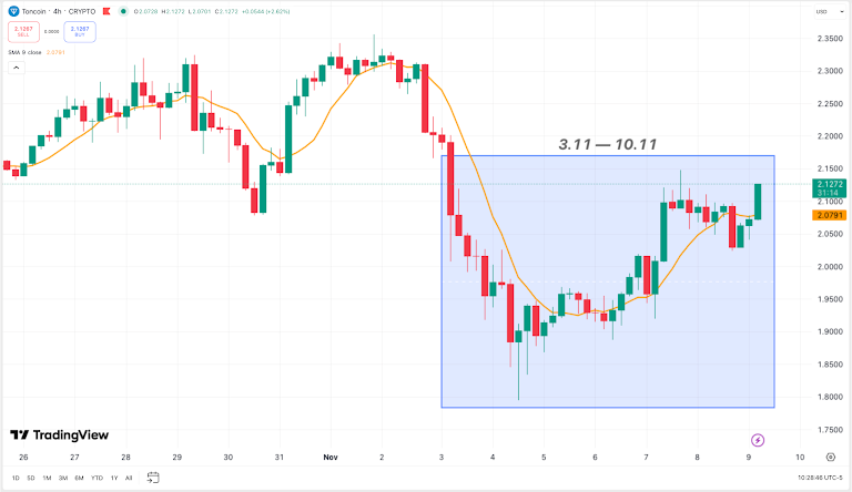 Обзор рынка за середину ноября: биткоин держит $100 тыс., ETH восстанавливает баланс, TON выходит на рынок платежей image 6