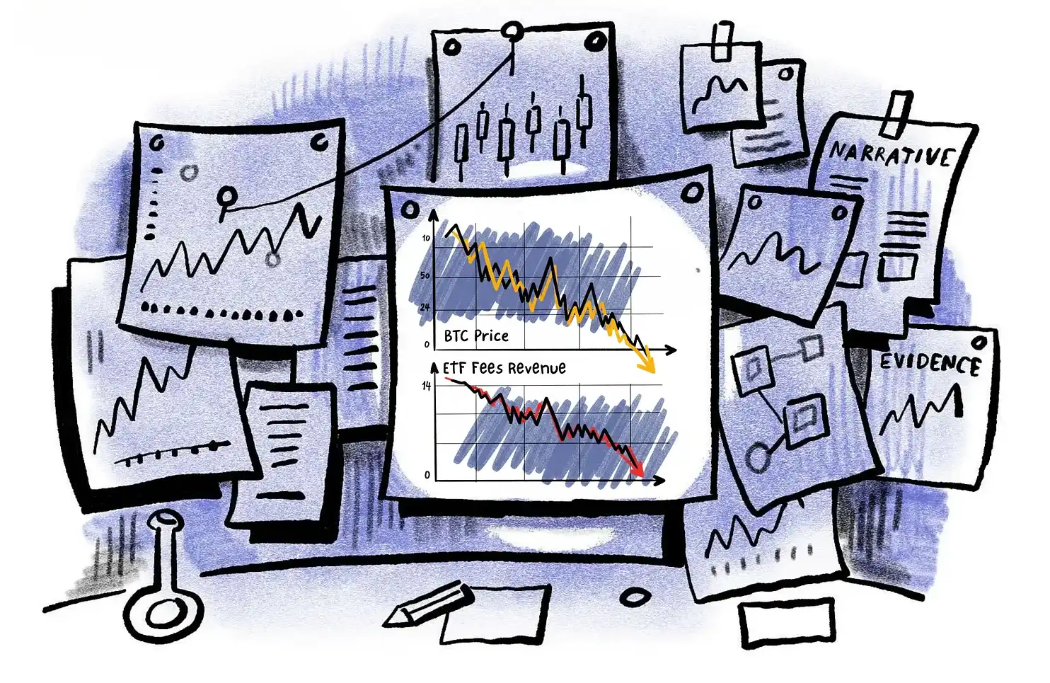 Отток средств из крипто-ETF: продолжают ли BlackRock и другие эмитенты зарабатывать деньги?