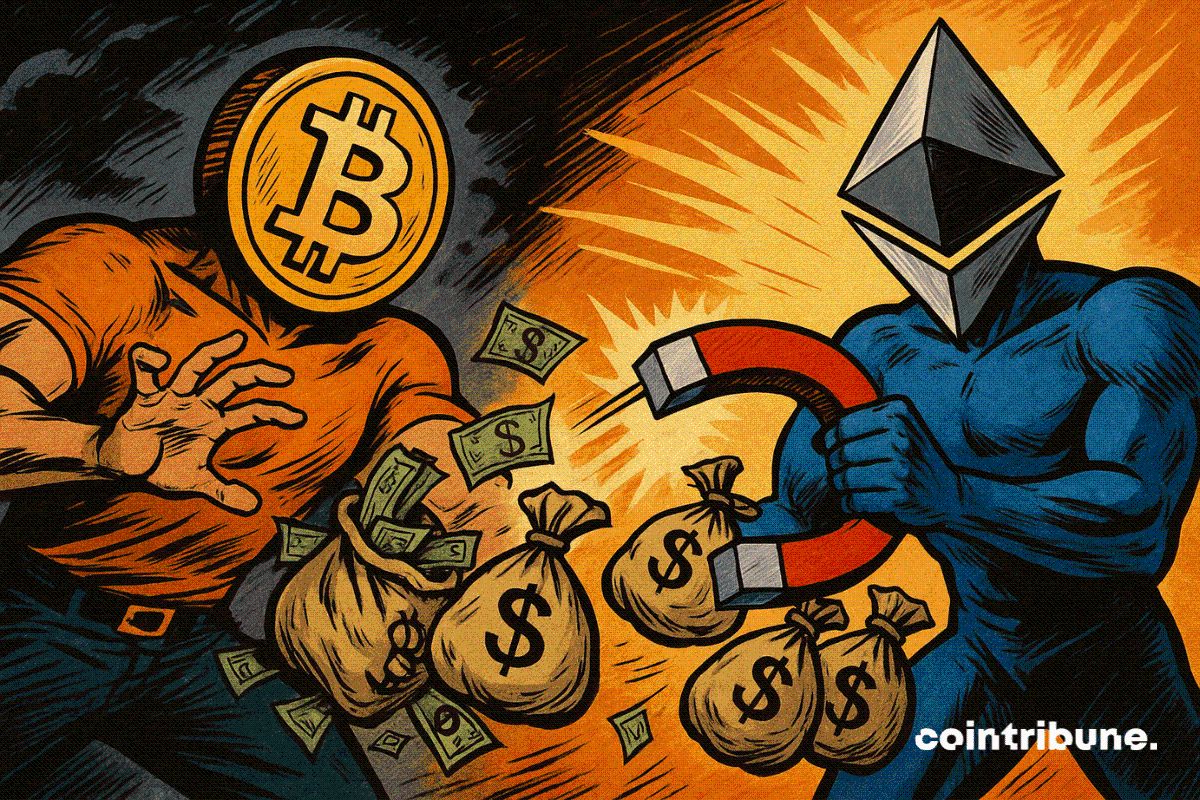 Les ETF Bitcoin enregistrent 131 M$ de retraits, pendant qu’Ethereum attire 297 M$