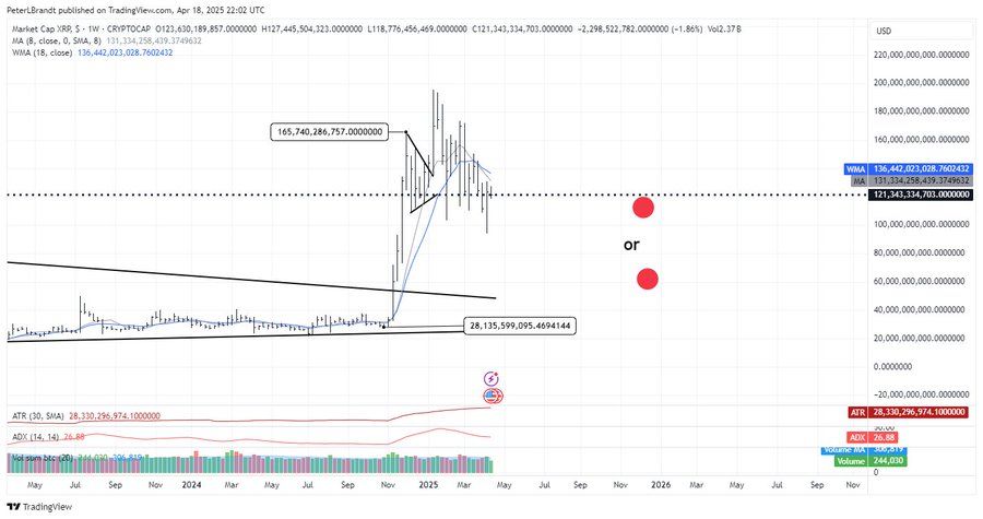 XRP at Risk? Veteran Analyst Peter Brandt Warns of Major Correction for Ripple’s Token image 0