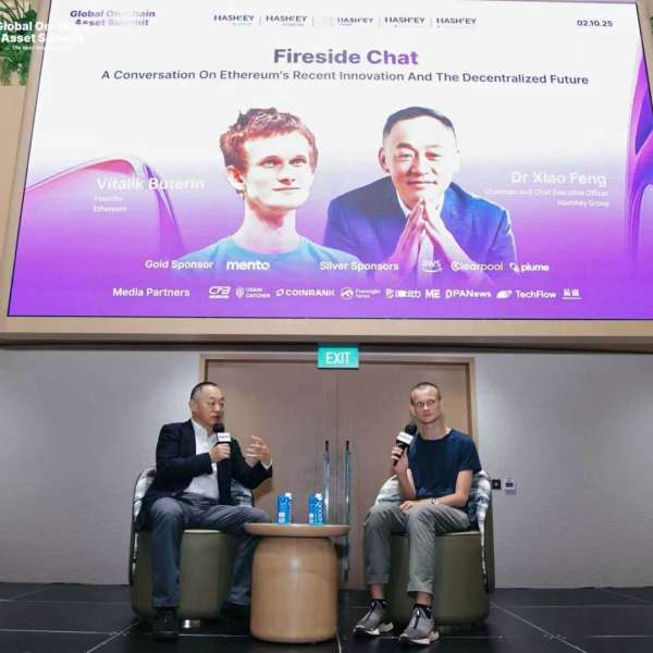 TOKEN2049 Xiao Feng in conversation with Vitalik: Low-risk DeFi is maturing, ZKID may give rise to new financing models