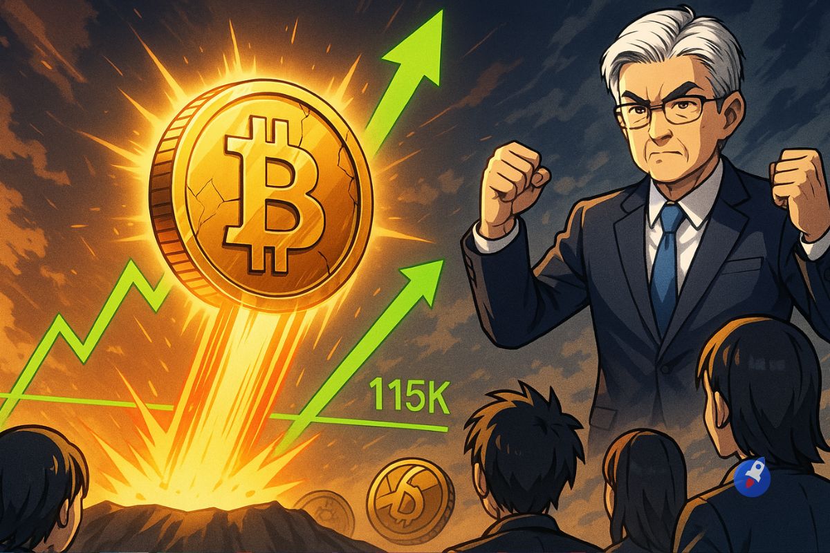 Bitcoin dépasse 115.000 $ : La Fed sur le point de déclencher une envolée historique ?