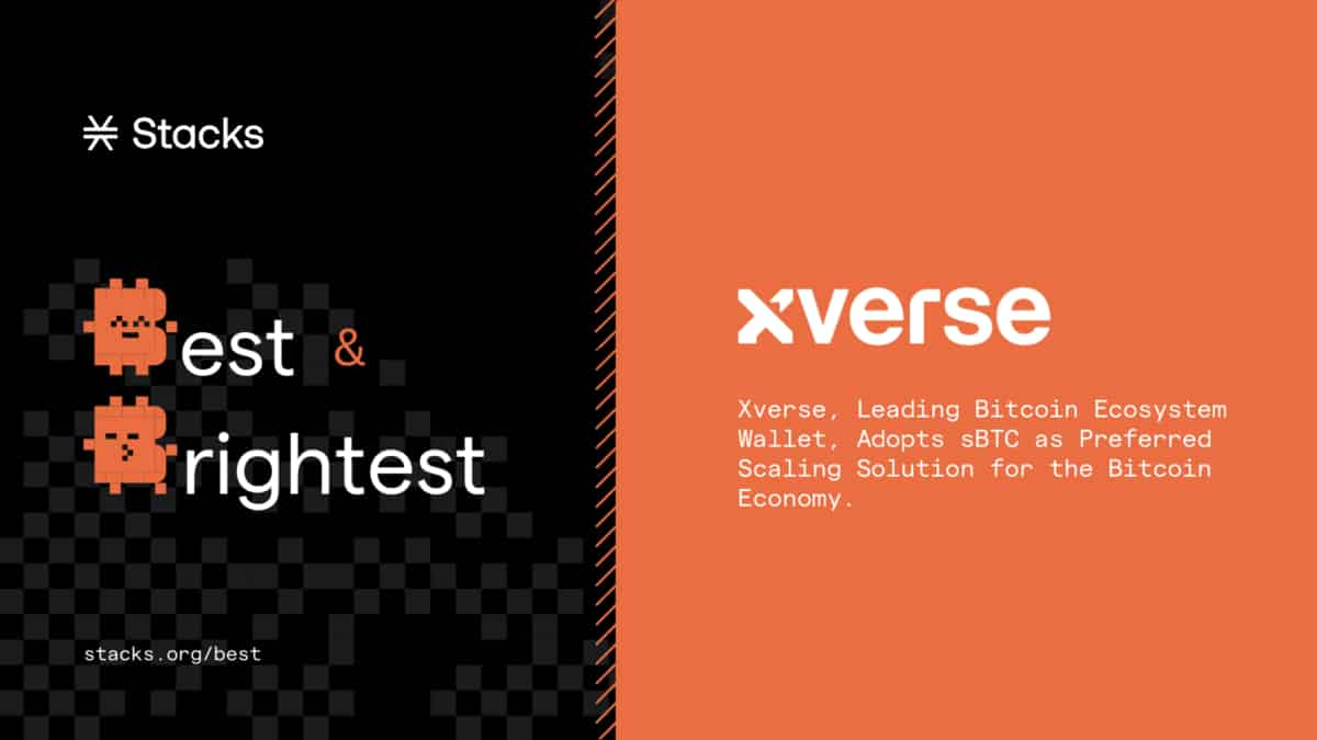 Xverse، المحفظة الرائدة في نظام بيتكوين البيئي، تعتمد sBTC كحل مفضل لتوسيع نطاق اقتصاد البيتكوين image 0