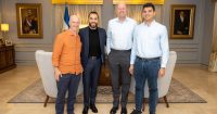 El presidente de El Salvador, Nayib Bukele, se reúne con fundadores de a16z para discutir sobre IA e inversiones tecnológicas