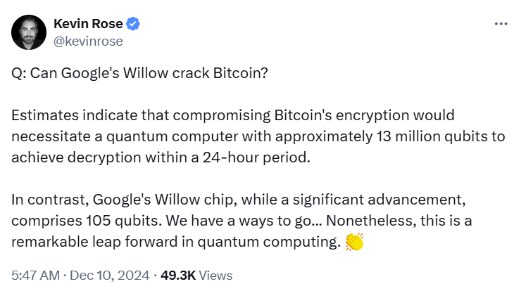 Satoshi's Bitcoin holdings at risk as quantum computing advances, says Ava Labs co-founder image 3