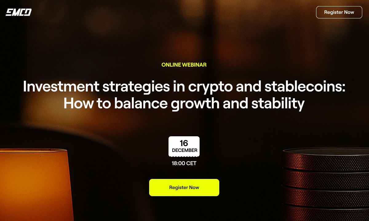 EMCD to Host Educational Webinar on Balancing Growth and Stability in the Crypto Market